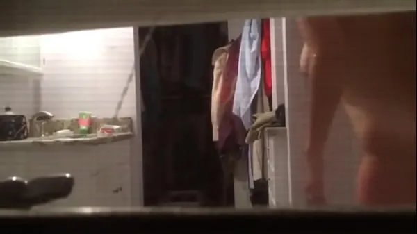Friske Spying on Milf towling off through window friske film
