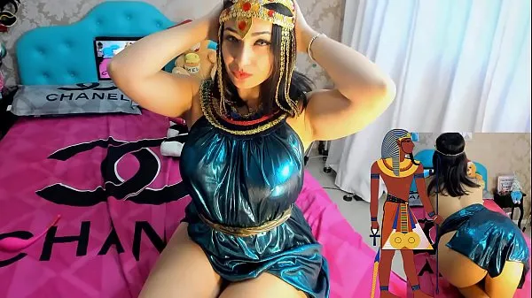 Friske Cosplay Girl Cleopatra Hot Cumming Hot With Lush Naughty Having Orgasm friske film