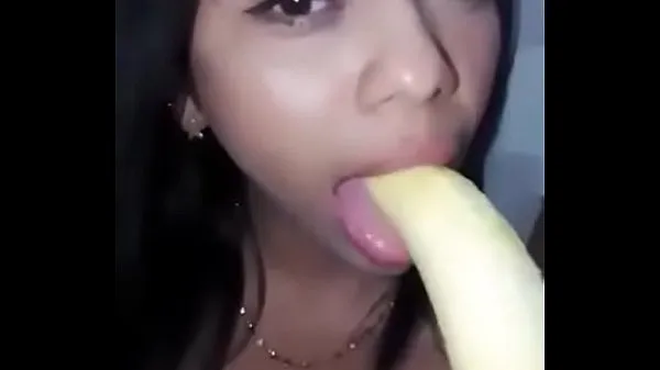 Friske He masturbates with a banana friske film