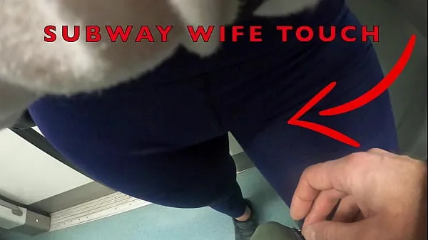 Taze My Wife Let Older Unknown Man to Touch her Pussy Lips Over her Spandex Leggings in Subway yeni Filmler