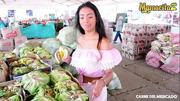 Fresh CARNE DEL MERCADO (Yamile Duran) Shy Latina Vendor Teen Gets Picked Up by Latino Macho In Colombia fresh Movies