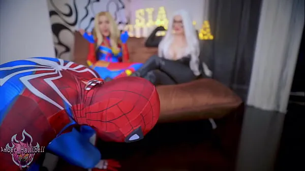 ताजा Spidey Shoots All His Web On Huge Tits ताजा फिल्में