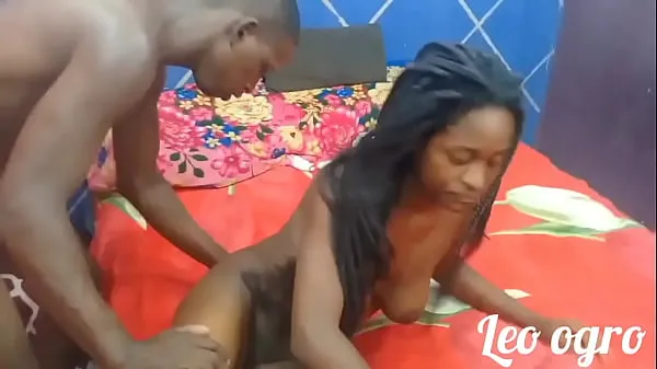 Fresh Beautiful black woman taking her ass and cum in her face after having her ass and cunt fucked on a DPV fresh Movies