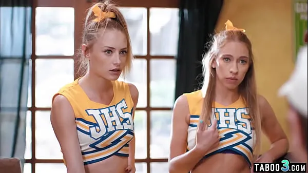 Taze Petite blonde teens Khloe Kapri and Kyler Quinn anal fucked by their coach yeni Filmler
