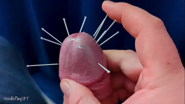 Ruined Orgasm with Cock Skewering - Extreme CBT, Acupuncture Through Glans, Edging & Cock Tease Filem baharu