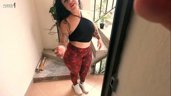 Fresh I fuck my horny neighbor when she is going to water her plants fresh Movies