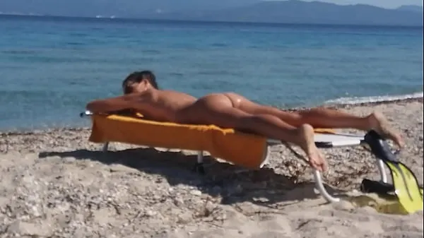 Fresh Drone exibitionism on Nudist beach fresh Movies
